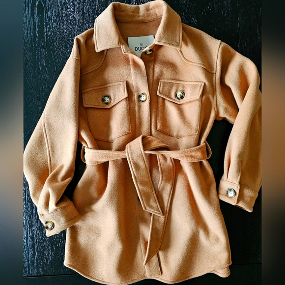 Ducie London Belted Jacket Size Medium - Picture 1 of 5